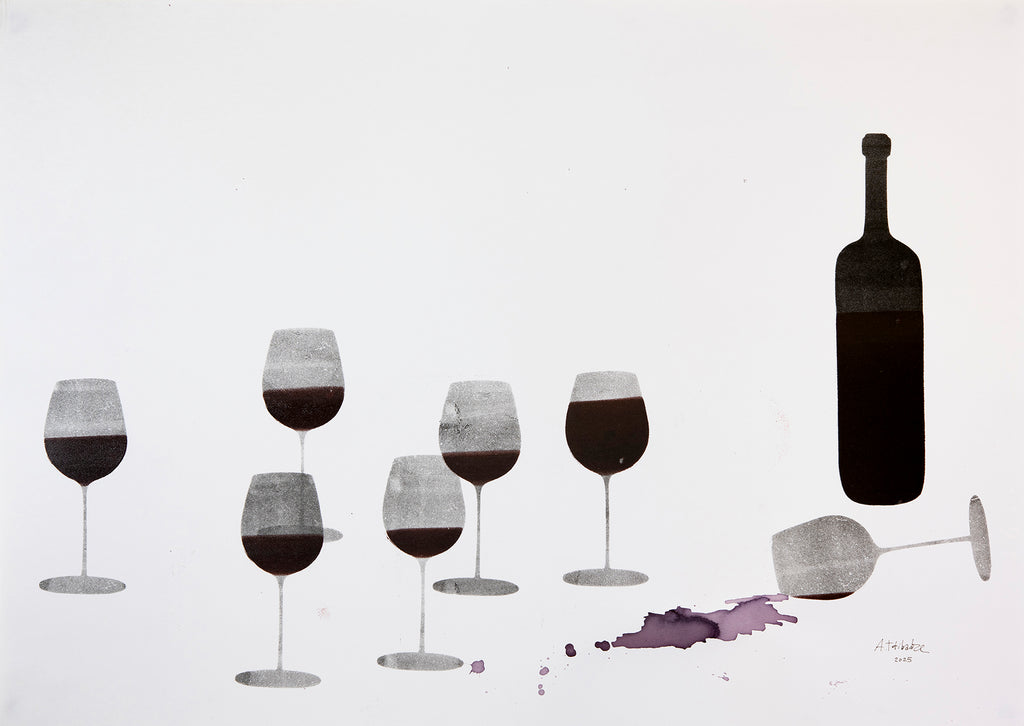 Vin rouge.