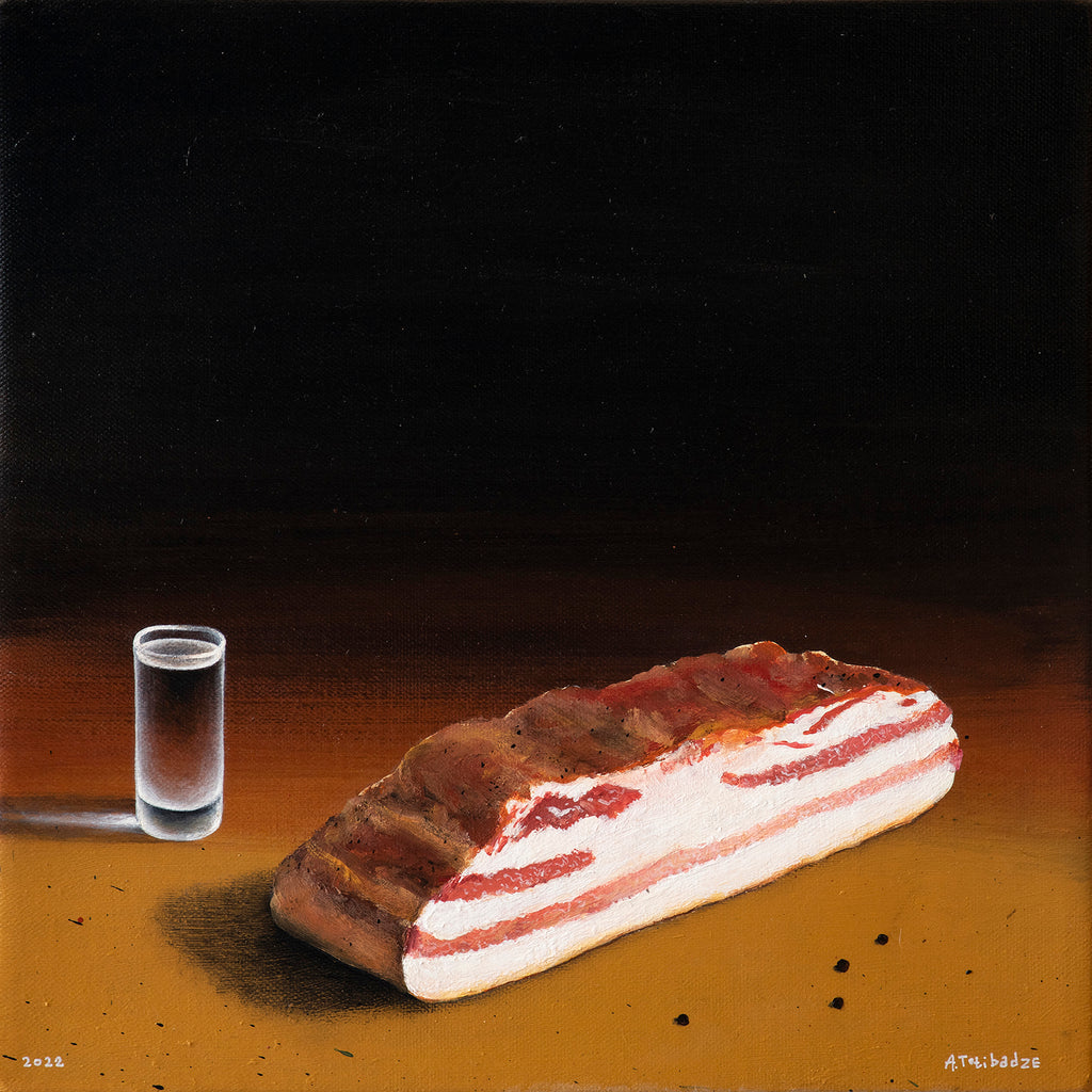 Vodka, bacon fumé.