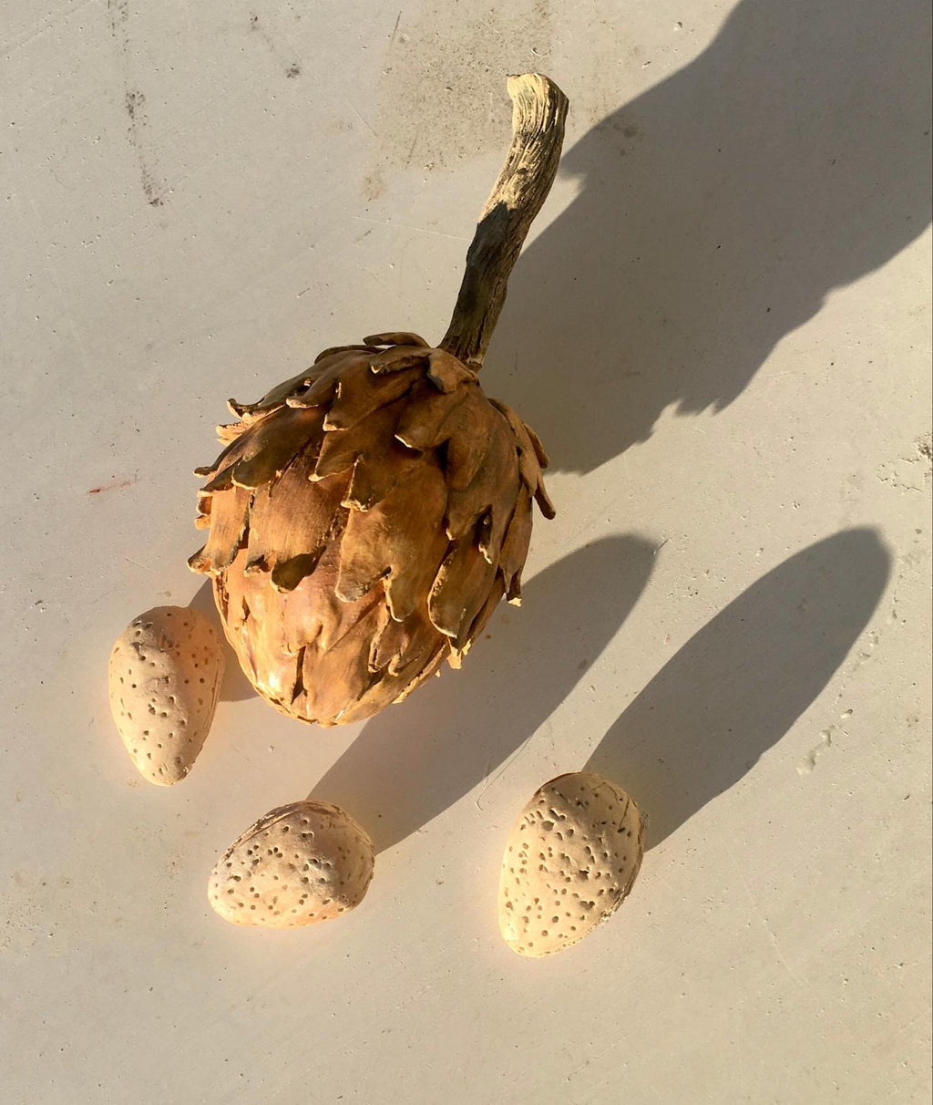 Artichaut et amandes